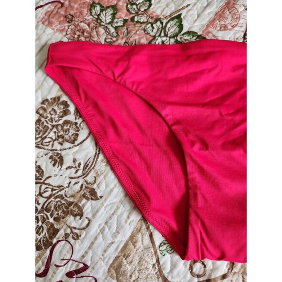 Spanx Women's Classic Swim Bikini bottoms Color: Hibiscus pink Size M - Picture 3 of 11